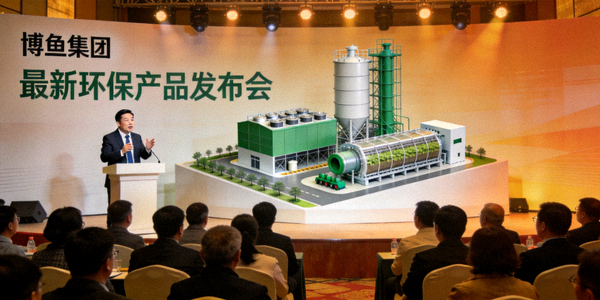 博鱼集团最新环保产品发布会现场照片